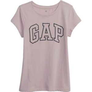 GAP V-SP VAL LOGO GR Dívčí tričko, šedá, velikost XS