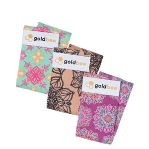 GOLDBEE BEBOOTY 3PACK MANDALA Set posilovacích gum, mix, velikost