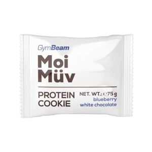 GymBeam MOIMÜV PROTEIN COOKIE 75 G BORŮVKA A BÍLÁ ČOKOLÁDA Proteinová tyčinka, , velikost