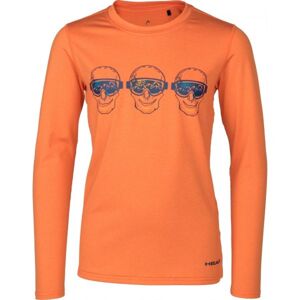 Head FRANKIE oranžová 116-122 - Dětské triko s dlouhým rukávem