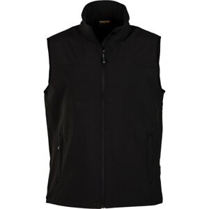 Hi-Tec LUMAN SOFTSHELL VEST Pánská softshellová vesta, černá, velikost S