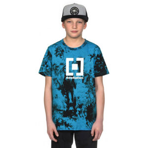 Horsefeathers BASE YOUTH T-SHIRT Modrá M - Chlapecké tričko