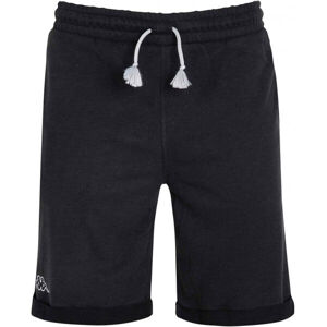 Kappa LOGO CIMON Pánské šortky, černá, veľkosť S