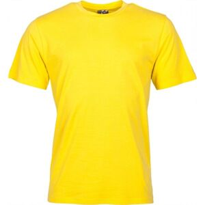 Kensis KENSO Pánské triko, žlutá, veľkosť M