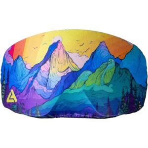 Laceto SKI GOGGLES COVER STYLIZED MOUNTAINS Látkový kryt lyžařských brýlí, mix, veľkosť UNI