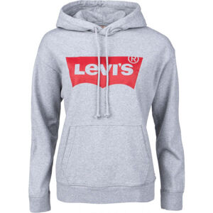 Levi's GRAPHIC STANDARD HOODIE BATWIN Dámská mikina, šedá, velikost S