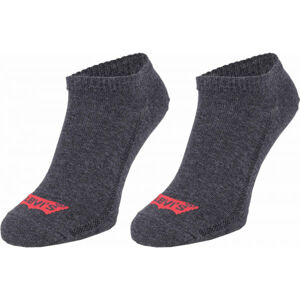 Levi's® LOW CUT BATWING LOGO 3P Ponožky, tmavě šedá, velikost