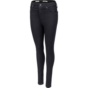 Levi's® MILE HIGH SUPER SKINNY BLACK G Dámské kalhoty, černá, velikost