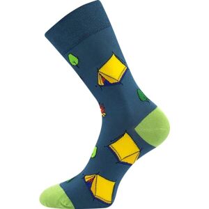 Lonka KEMP Tmavě zelená 35 - 38 - Unisexové ponožky