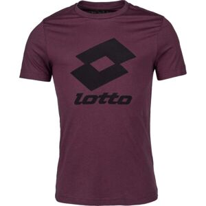 Lotto SMART II TEE Pánské tričko, vínová, velikost