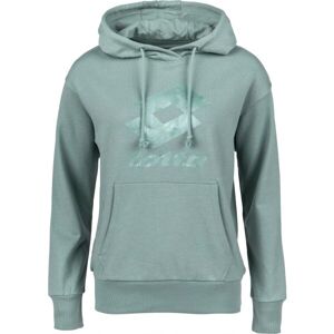 Lotto SMART III HOODIE Dámská mikina, zelená, velikost