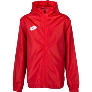 Lotto DELTA PLUS JR JACKET WN PL Chlapecká sportovní bunda, červená, velikost M
