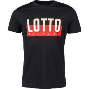 Lotto PRISMA IV TEE Pánské tričko, černá, veľkosť S
