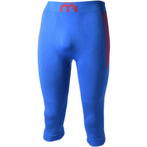 Mico 3/4 TIGHT PANTS M1 SKINTECH Modrá 3 - Pánské 3/4 termo kalhoty