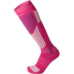 Mico LIGHT WEIGHT NATURAL MERINO SKI SOCKS růžová Ružičasta - Lyžařské ponožky