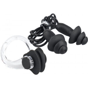 Miton EAR PLUG + NOSE CLIP SET Černá NS - Ucpávka uší a nosní svorka