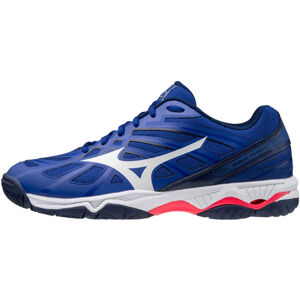 Mizuno WAVE HURRICANE 3 Pánská indoorová obuv, Modrá,Bílá, velikost 11