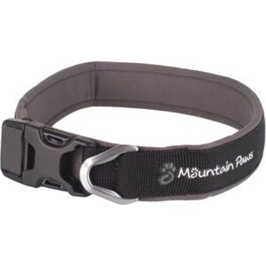 MOUNTAINPAWS DOG COLLAR Černá M - Psí obojek