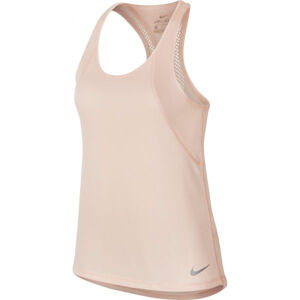 Nike RUN TANK W Béžová XL - Dámské běžecké tílko