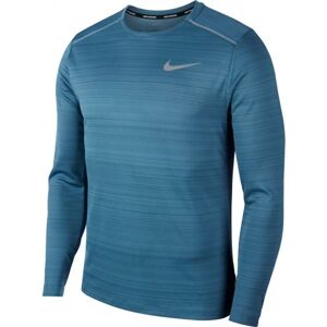 Nike DRY MILER TOP LS M Pánské běžecké tričko, modrá, velikost L