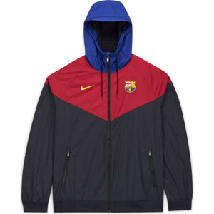 Nike FC BARCELONA SPORTSWEAR WINDRUNNER Pánská bunda, černá, veľkosť M