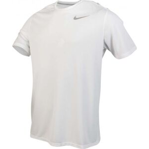 Nike DF BRTHE RUN TOP SS M Pánské běžecké tričko, bílá, velikost M