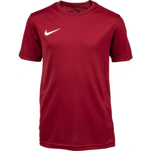 Nike DRI-FIT PARK 7 JR Dětský fotbalový dres, vínová, velikost L