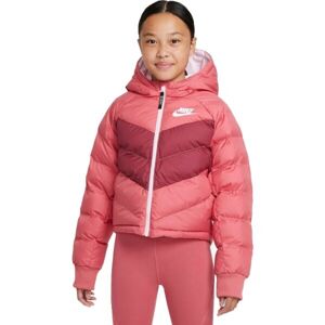 Nike NSW SYNFL HD JKT G Růžová S - Dívčí bunda