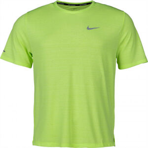Nike DRI-FIT MILER Zelená M - Pánské běžecké tričko