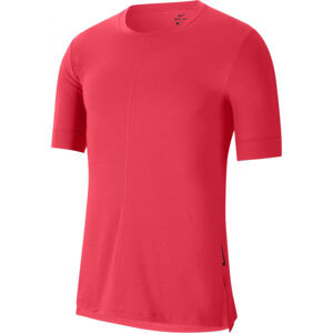 Nike YOGA TEE Červená L - Pánské tričko