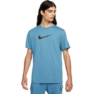 Nike NSW REPEAT SS TEE Tyrkysová M - Pánské tričko