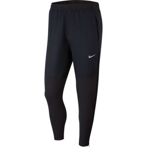 Nike THERMA ESSENTIAL Pánské běžecké kalhoty, Černá,Bílá, velikost XXL