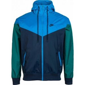 Nike NSW HE WR JKT HD M Pánská bunda, Bílá,Černá,Tmavě modrá, velikost