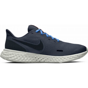 Nike REVOLUTION 5 Pánská běžecká obuv, tmavě modrá, velikost 45.5