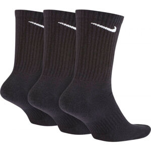 Nike EVERYDAY CUSH CREW 3PR U Černá M - Ponožky