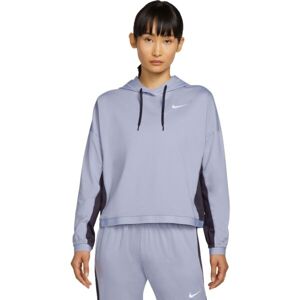 Nike TF PACER HOODIE W Světle modrá XS - Dámská běžecká mikina