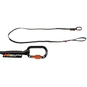 NON-STOP DOGWEAR TOURING BUNGEE LEASH 13 MM Vodítko s amortizérem, černá, velikost 200