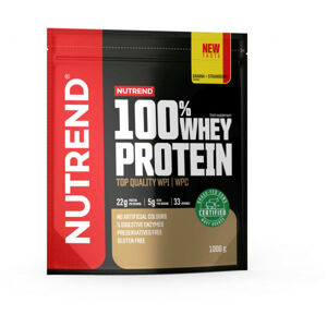 Nutrend 100% WHEY PROTEIN 1000 g BANÁN-JAHODA Protein, , velikost os