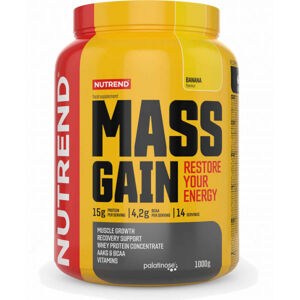 Nutrend MASS GAIN 1 KG BANÁN Sacharidový komplex, , velikost 1 KG