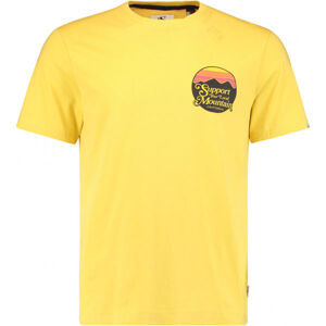 O'Neill LM LOCAL MOUNTAIN T-SHIRT Žlutá S - Pánské tričko