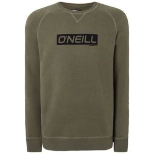 O'Neill LM LGC LOGO CREW Pánská mikina, Khaki,Černá, velikost S