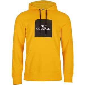 O'Neill CUBE HOODIE Pánská mikina, žlutá, velikost S