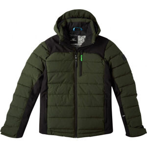 O'Neill IGNEOUS Chlapecká lyžařská/snowboardová bunda, khaki, veľkosť 170