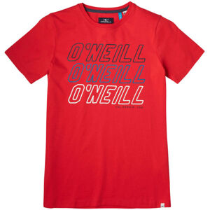 O'Neill LB ALL YEAR SS T-SHIRT Červená 128 - Chlapecké tričko