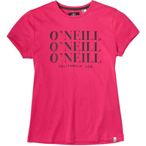 O'Neill LG ALL YEAR SS T-SHIRT Růžová 164 - Dívčí tričko