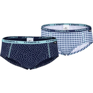 O'Neill WOMEN HIPSTER VICHY DOTTIE 2PACK Tmavě modrá M - Dámské kalhoty