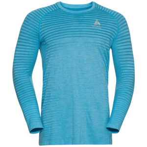 Odlo Pánské tričko s dlouhým rukávem Pánské tričko s dlouhým rukávem, modrá, velikost XL