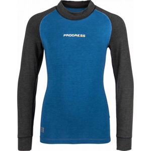 PROGRESS CC NDRD Dívčí funkční triko s dlouhým rukávem, světle modrá, veľkosť 128