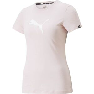 Puma POWER GRAPHIC TEE Dámské sportovní triko, růžová, veľkosť L