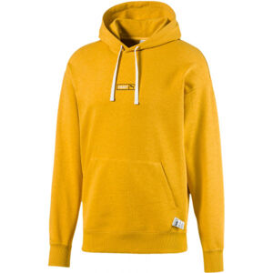 Puma HEMP HOODY Pánská mikina, žlutá, velikost M